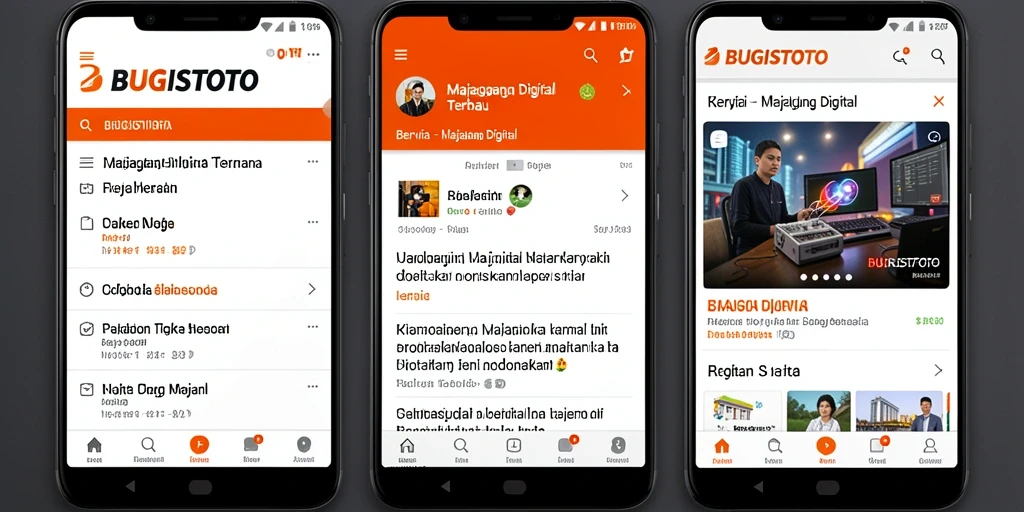 Tampilan antarmuka BUGISTOTO yang modern dan mudah digunakan.