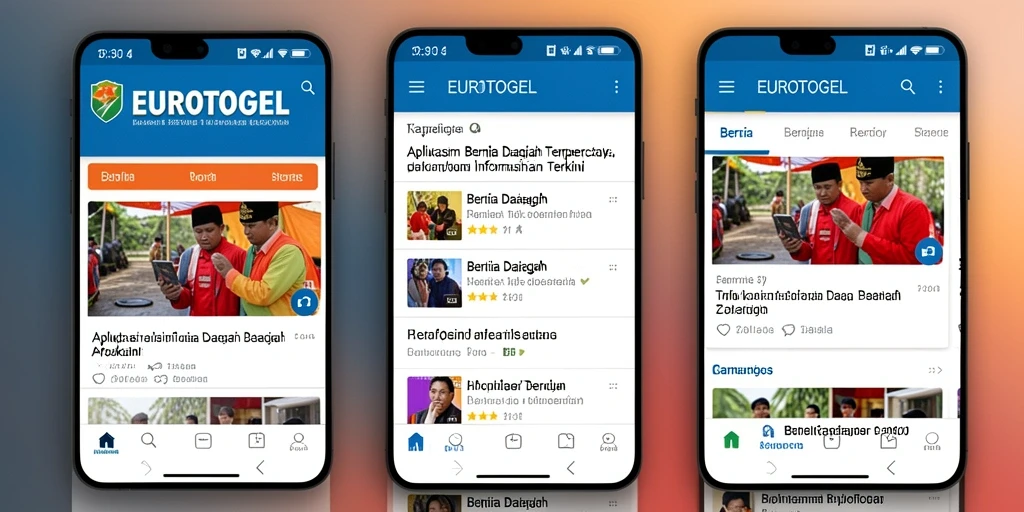 Antarmuka pengguna EUROTOGEL yang menarik dan informatif.