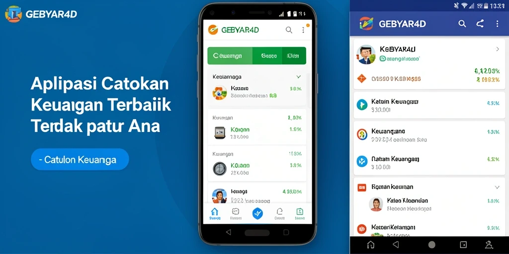 Tampilan antarmuka GEBYAR4D yang sederhana dan efisien.