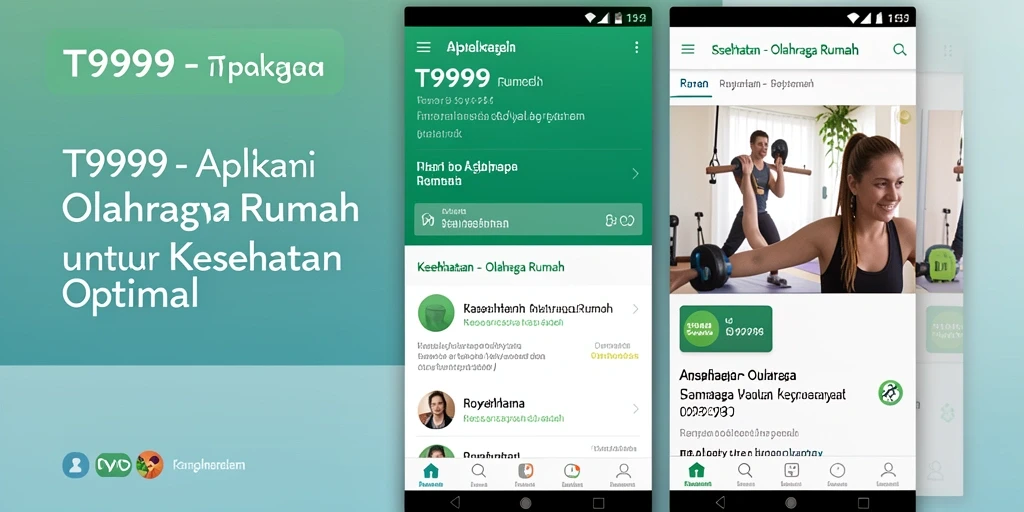 Antarmuka pengguna T9999 yang menarik dan fungsional.