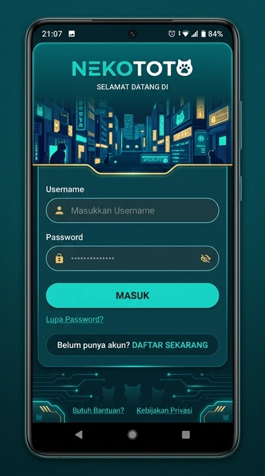 Masuk Akun Nekototo untuk Pengguna Android Indonesia
